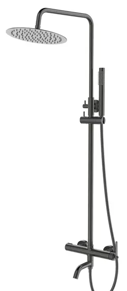 

Душевая система «ESKO» Bangkok Gun Metal ST250BGGM оружейная сталь