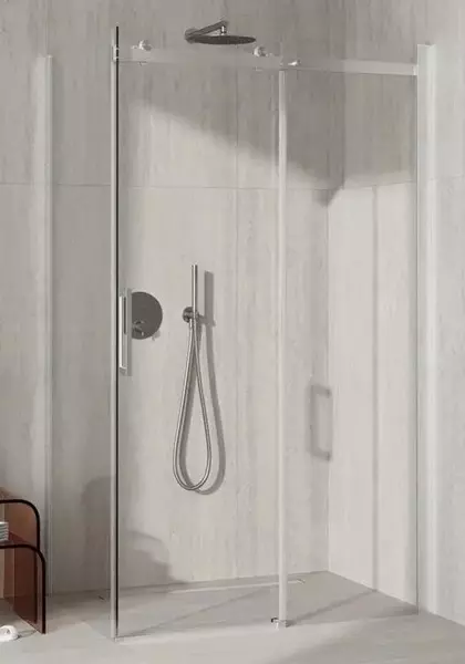 Душевой угол-ограждение Kerama Marazzi Cristallo CT120SDBN CT100FPBN 120100 прозрачныйбрашированный никель без поддона универсальный 90090₽