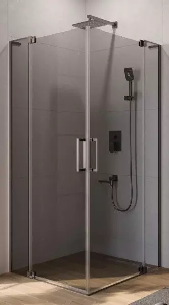 

Душевой угол-ограждение «Cezares» SLIDER-AH-2-70/80-90/100-GRIGIO-GM 80/100 тонированный/оружейная сталь прямоугольный без поддона