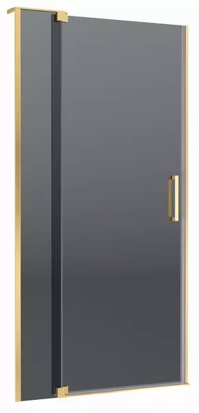 Душевая дверь Cezares SLIDER-B-1-90100-GRIGIO-BORO 100195 тонированнаябрашированное золото универсальная 45840₽