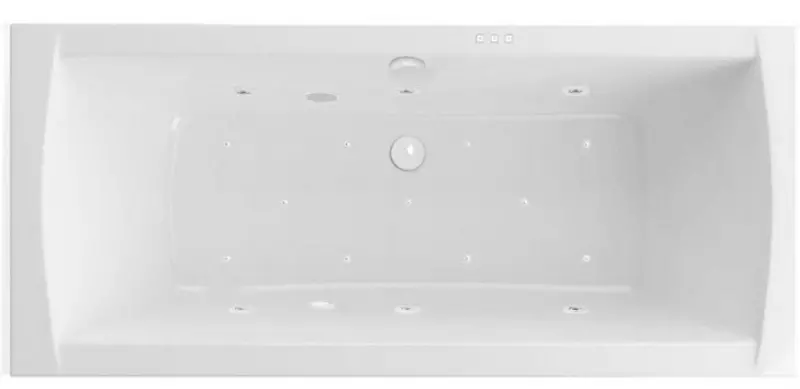 

Гидромассажная ванна акриловая «Excellent» Aquaria Lux 180/80 Relax с каркасом с сифоном белая