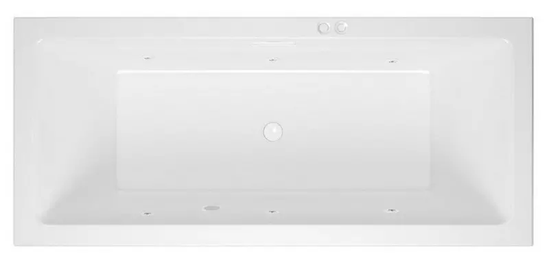 

Гидромассажная ванна акриловая «Excellent» Heaven Slim 180/80 Soft с каркасом с сифоном белая