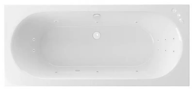 

Гидромассажная ванна акриловая «Excellent» Oceana 170/75 Smart с каркасом с сифоном белая