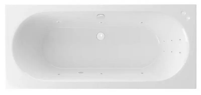 

Гидромассажная ванна акриловая «Excellent» Oceana 180/80 Line с каркасом с сифоном белая