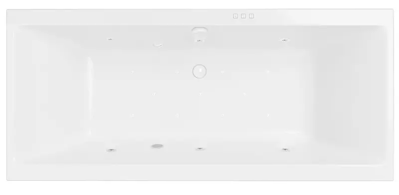 

Гидромассажная ванна акриловая «Excellent» Pryzmat Slim 160/75 Relax с каркасом с сифоном белая