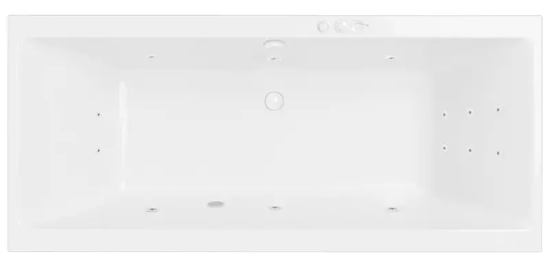

Гидромассажная ванна акриловая «Excellent» Pryzmat Slim 180/80 Smart с каркасом с сифоном белая
