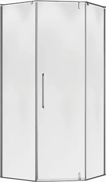Душевой угол-ограждение Terminus Альба 04 4EW100х100C 100100 прозрачныйхром многоугольный без поддона 81950₽
