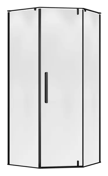 Душевой угол-ограждение Terminus Альба 04 4EW100х100B 100100 прозрачныйчёрный без поддона универсальный 81950₽