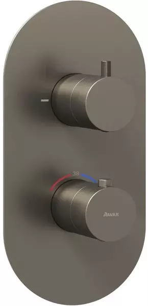 

Внешняя часть смесителя «Ravak» Espirit ES 063.20GB.O2 графит