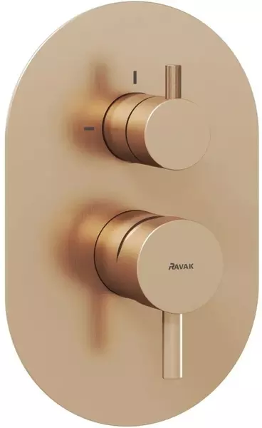

Внешняя часть смесителя «Ravak» Espirit ES 065.60RGB.O2 розовое золото