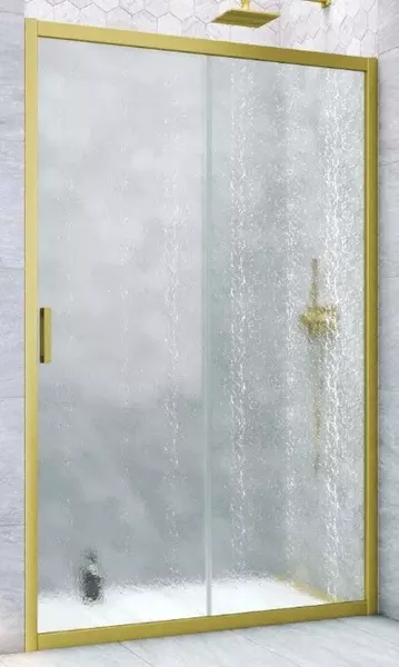 

Душевая дверь «Vegas Glass» ZP Novo h2000 135/200 шиншилла/золото матовое универсальная