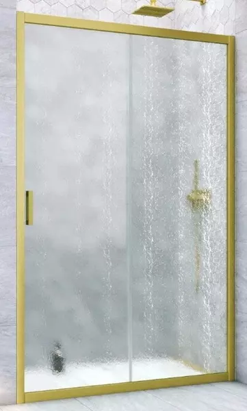 

Душевая дверь «Vegas Glass» ZP Novo h2000 175/200 шиншилла/золото матовое универсальная