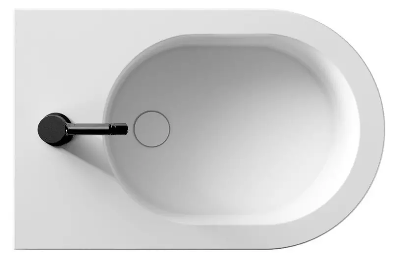 Подвесное биде Alice Hide Round белое глянцевое 47100₽