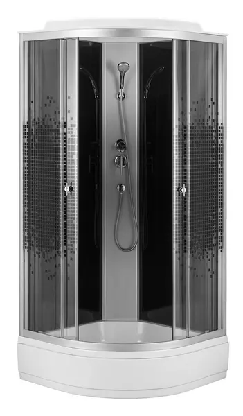 

Душевая кабина «Loranto» CS-1000-25ТМ/М 100/100 средний поддон прозрачный/хром