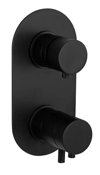 

Внешняя часть смесителя «Daniel» Suvi Thermo ST20612D2KB15 чёрная матовая