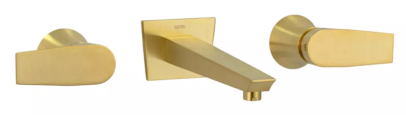 

Смеситель для раковины «Daniel» Diva DV5022DP брашированное золото