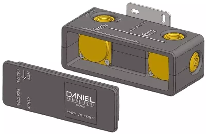 

Внутренняя часть смесителя «Daniel» DANBOX632 серая