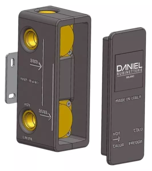 

Внутренняя часть смесителя «Daniel» DANBOXD3 серая
