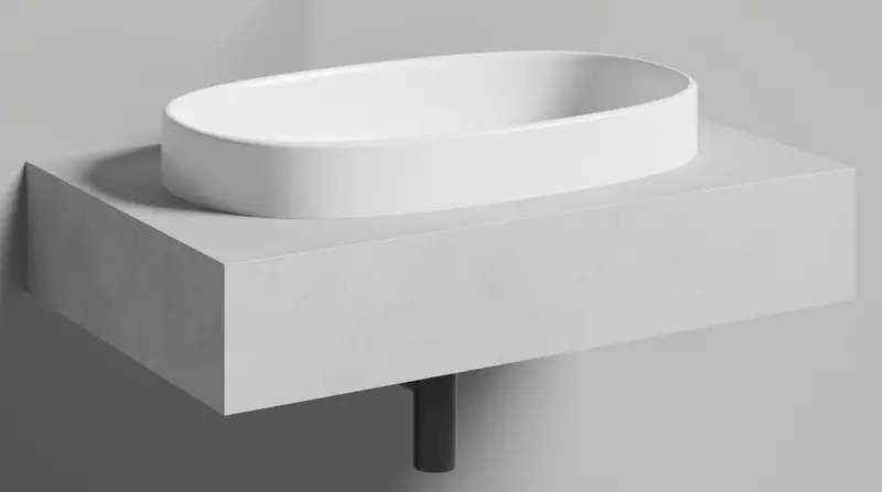 

Раковина «Salini» Greca S-Stone искусственный камень белая матовая
