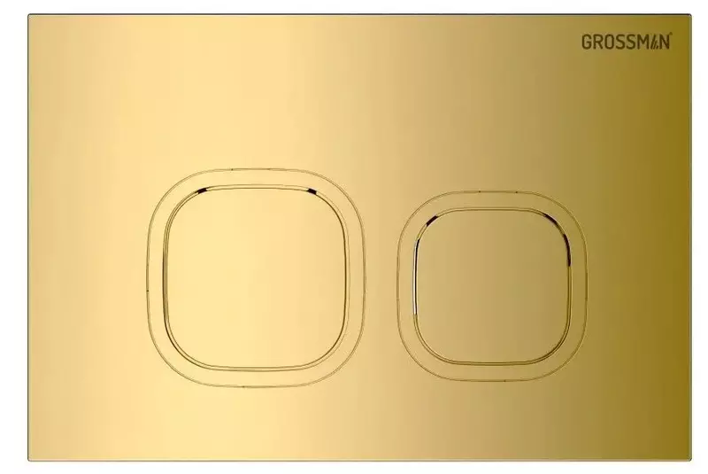 

Кнопка смыва «Grossman» Cosmo 700.K31.02.300.300 металл золото глянцевое