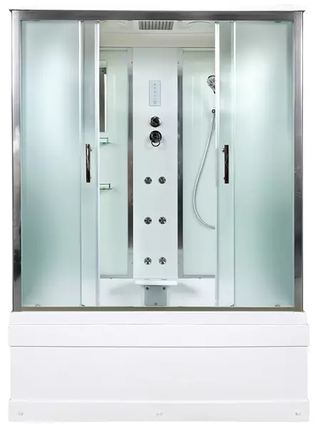 

Душевой бокс «AvaCan» EM4517 170/90 ванна матовая/хром с гидромассажем с электрикой