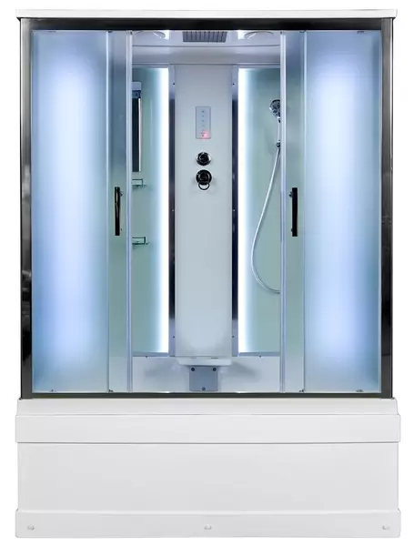 

Душевой бокс «AvaCan» EM4517 LED 170/90 ванна матовая/хром с электрикой