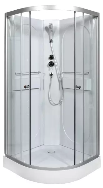 

Душевая кабина «AvaCan» L601 N 100/100 низкий поддон прозрачная/хром без крыши