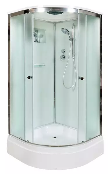 

Душевая кабина «AvaCan» D271S 100/100 средний поддон матовая/хром