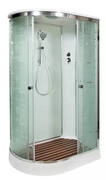 

Душевая кабина «AvaCan» EM1511R 110/80 низкий поддон матовая с рисунком/хром правая