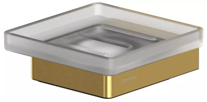 

Мыльница «Whitecross» Cubo CU2420GLB на стену брашированное золото