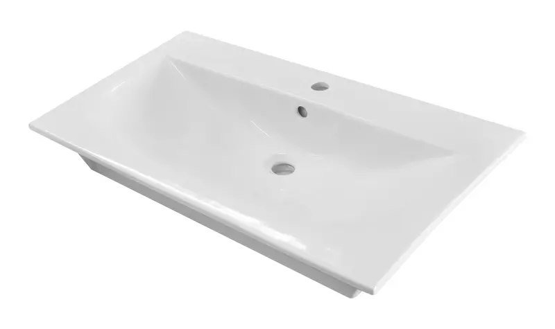 

Раковина «Sanita Luxe» Breeze 80 фарфоровая белая