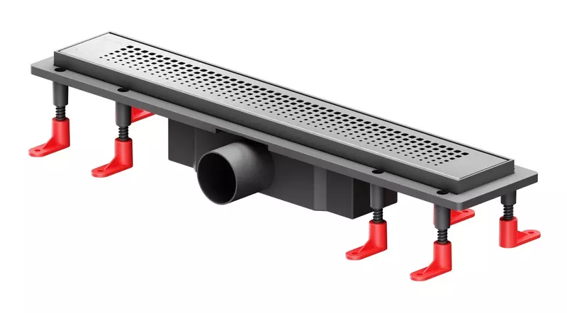 

Душевой лоток «Am.Pm» PrimeFlow 500 W02SC-P11-050-01SB универсальный затвор Cut Gradient боковой выпуск матовая сталь