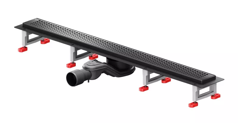 

Душевой лоток «Am.Pm» MasterFlow 800 W01SC-P11-080-01BM универсальный затвор Cut Gradient боковой выпуск чёрный матовый