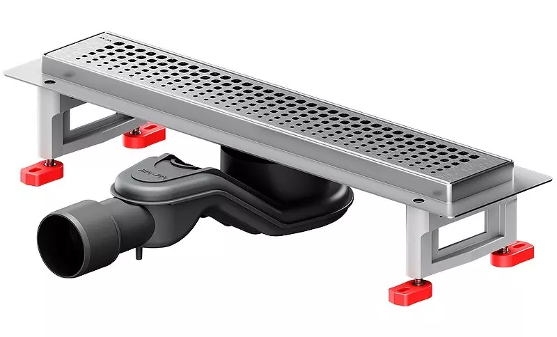 

Душевой лоток «Am.Pm» MasterFlow 400 W01SC-P11-040-01SB универсальный затвор Cut Gradient боковой выпуск матовая сталь