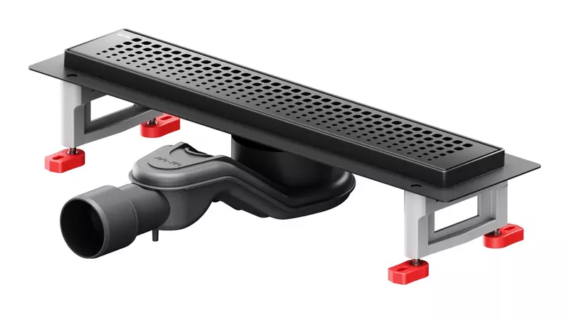 

Душевой лоток «Am.Pm» MasterFlow 400 W01SC-P11-040-01BM универсальный затвор Cut Gradient боковой выпуск чёрный матовый