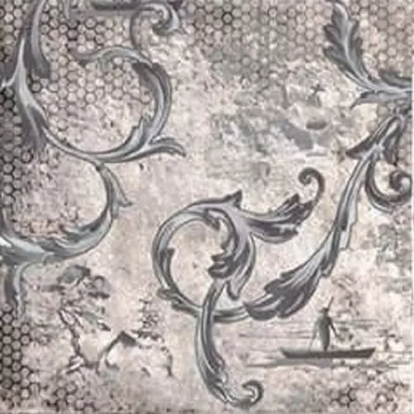 

Декор «Mainzu» Mandala Singapur Satin. 20x20 PT02819 grey