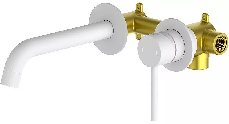 

Смеситель для раковины «Timo» Saona 2372/16SM белый матовый