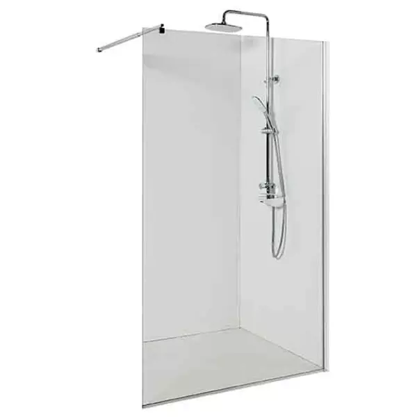 Душевая перегородка AvaCan MC100 100200 прозрачнаяхром универсальная 18000₽