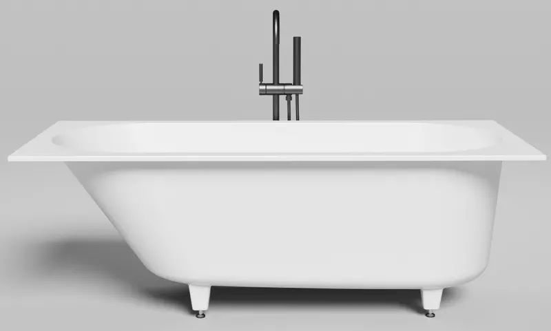 

Ванна из литьевого мрамора «Salini» Ornella Kit 160/70 S-Stone с ножками с сифоном белая матовая