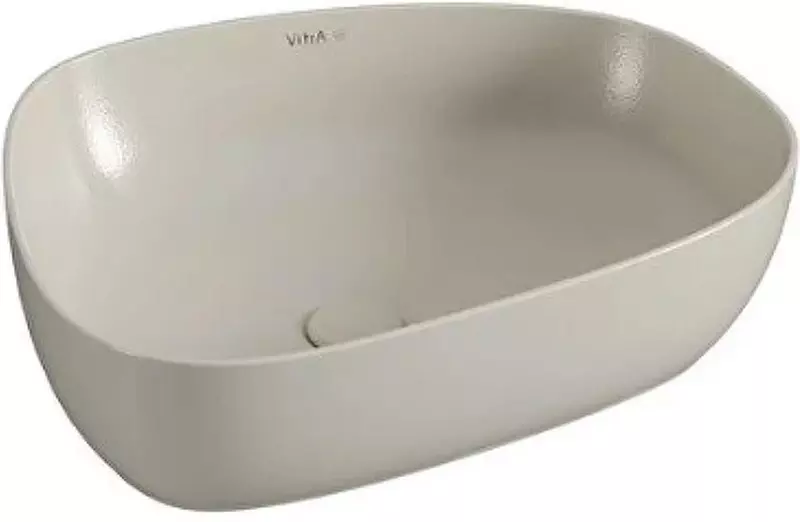 Раковина Vitra Outline Recycled 5745 фарфоровая тауп матовая 15590₽
