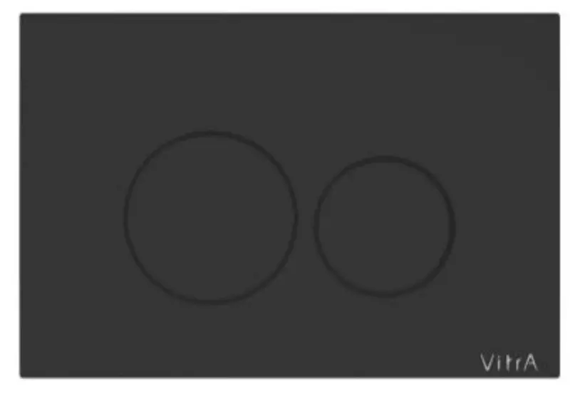 Кнопка смыва Vitra Origin 740-2411 пластик чёрная матовая 4790₽