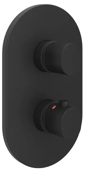 Внешняя часть смесителя Ravak Chrome II CR II 06320BLO2 чёрная 34870₽