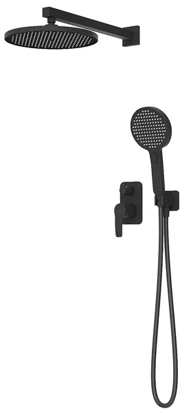 

Душевая система «Iddis» Optima Home OPHBL02i67 чёрная матовая