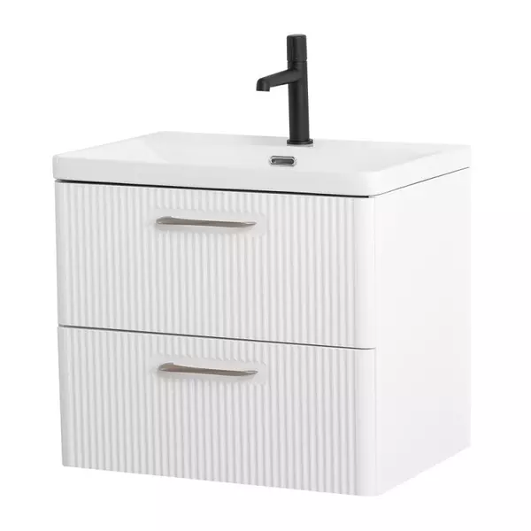 

Тумба с раковиной «Belbagno» Due 50 (BB-8076-3-50) подвесная Bianco Lucido