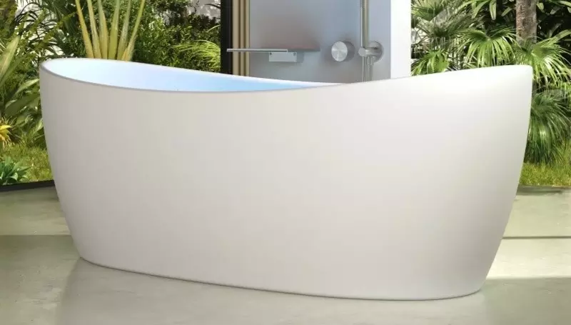 

Ванна из искусственного камня «Vincea» VBT-6S03MW 170/80 с сифоном белая матовая