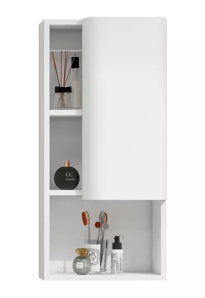 Мебель B W U925SC900 боковой шкаф цвет Р01 петли DTS 900x420х250 925SC900 Black White 925SC900 51300₽