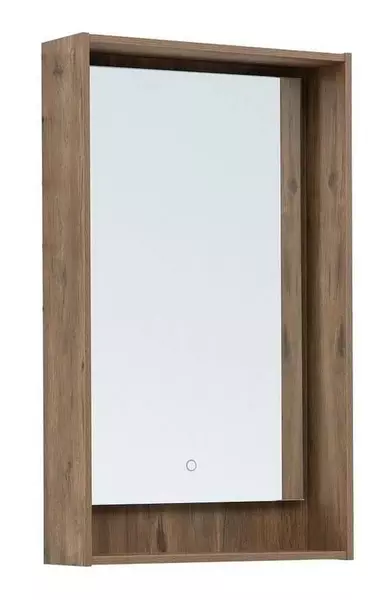 Зеркало Aquanet Милан Led 50 с сенсорным выключателем с подсветкой дуб рустикальный 12665₽