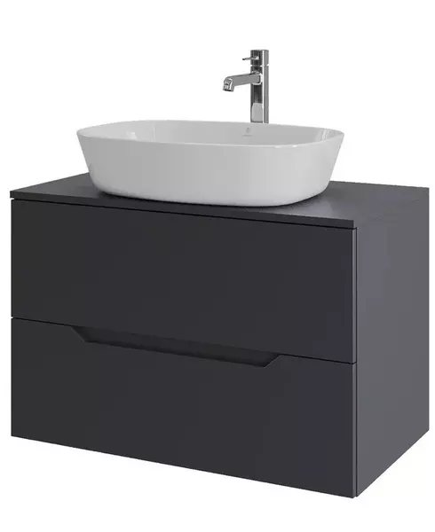 

Тумба с раковиной «Orange» Line Li 80 (B08-500W 50/38) подвесная графит матовый