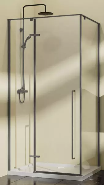 

Душевой угол-ограждение «Vincea» Slim-N VSR-5SN1010CLGM 100/100 прозрачный/вороненая сталь квадратный без поддона универсальный