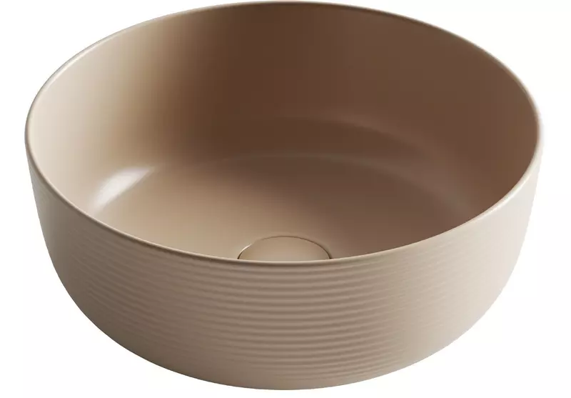

Раковина «Ceramica Nova» CN6073MC 35/35 фарфоровая капучино матовая
